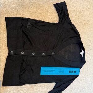 NWOT Loft Black Button-Up Cardigan size medium never worn and no damages